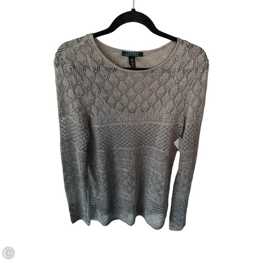 Sweater 2pc By Lauren By Ralph Lauren In Bronze, Size: Xl
