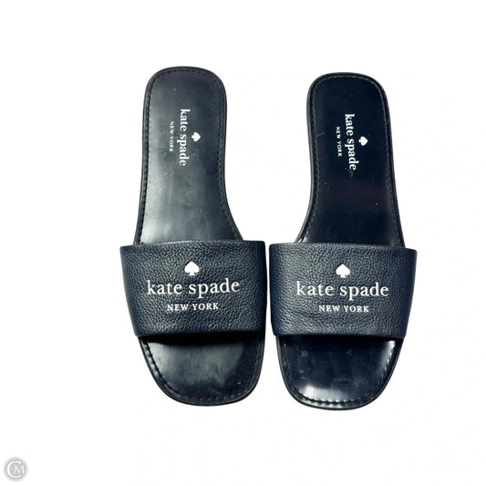 Sandals Designer By Kate Spade In Blue, Size: 10