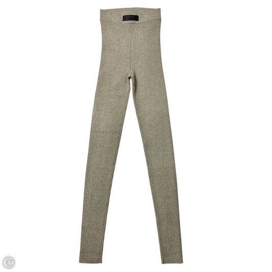Pants Leggings By Essentials In Brown, Size: M