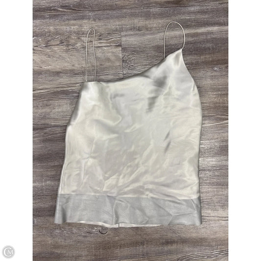 Top Sleeveless By Dkny In Grey & Silver, Size: M
