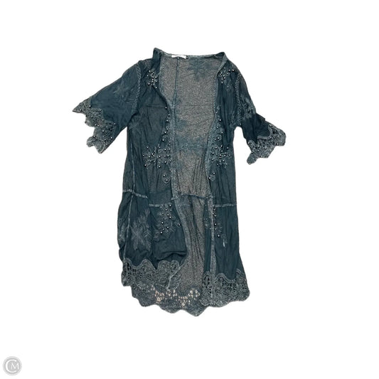 Kimono By Clothes Mentor In Black, Size: Osfm