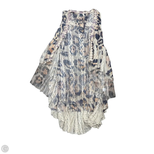 Kimono By Clothes Mentor In Cream, Size: M