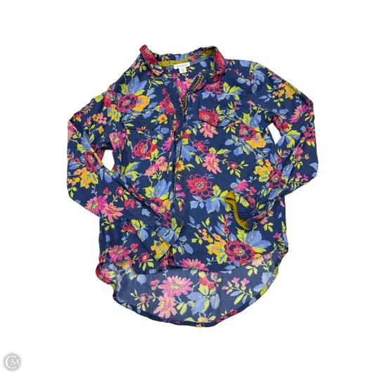 Top Long Sleeve By Sundance In Navy, Size: Sp