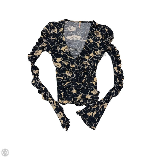 Top Long Sleeve By Free People In Multi-colored, Size: Xs