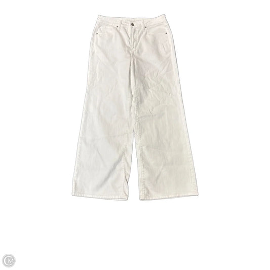 Jeans Wide Leg By Chicos In White, Size: 10