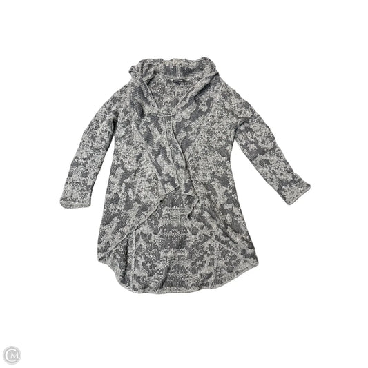 Sweater Cardigan By Eileen Fisher In Grey, Size: S