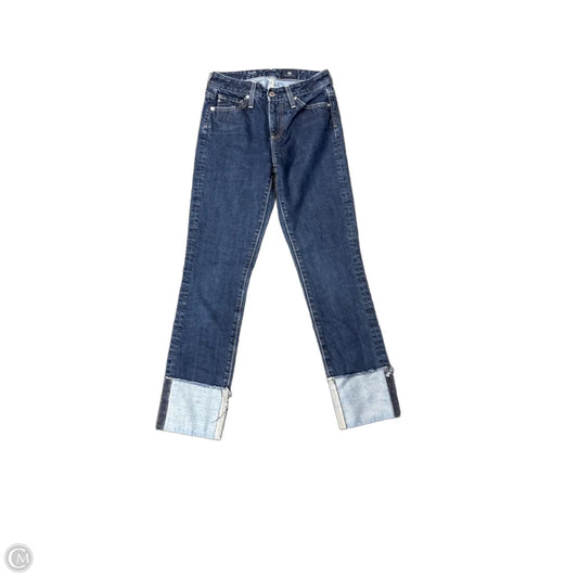 Jeans Straight By Ag Jeans In Blue, Size: 24