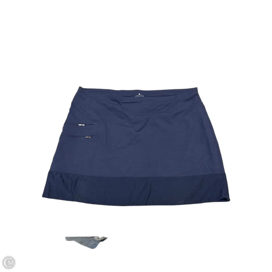 Athletic Skirt By Athleta In Blue, Size: 1x