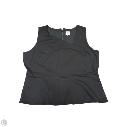 Top Sleeveless By Cabi In Black, Size: Xl