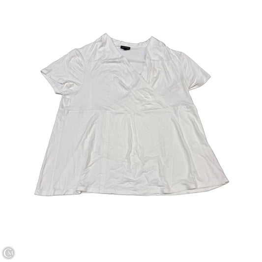 Top Short Sleeve By J. Jill In White, Size: Xl