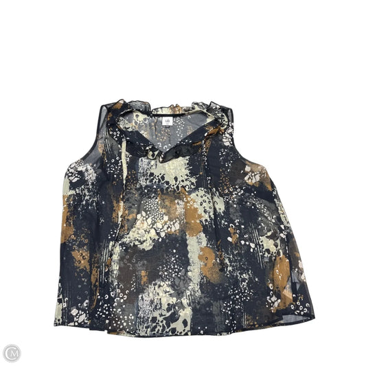 Top Sleeveless By Cabi In Multi-colored, Size: Xxl