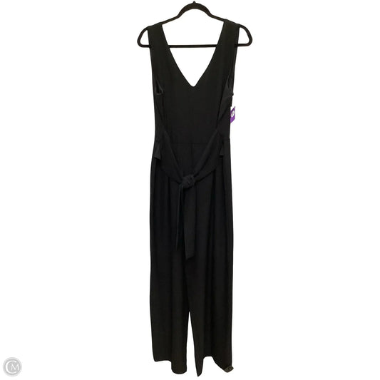 Designer Jumpsuit By Laundry In Black, Size: 14