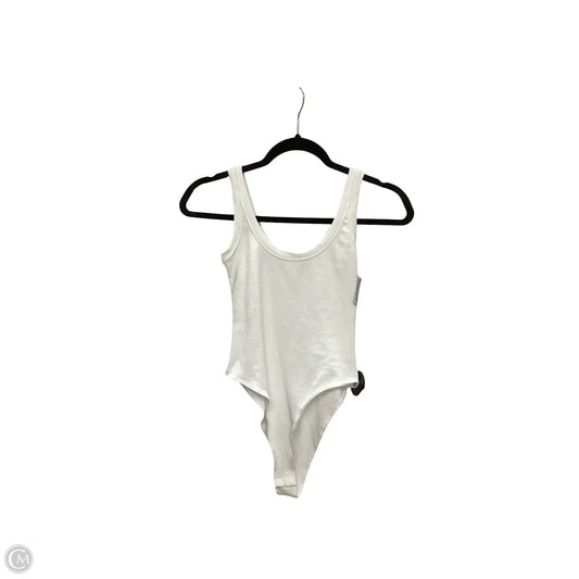 Bodysuit By Clothes Mentor In White, Size: M