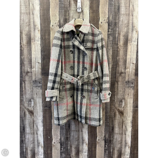 Coat Luxury Designer By Burberry In Multi-colored, Size: 2