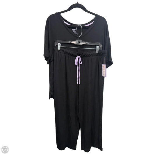 Pajamas 2pc By Joyspun In Black, Size: Xl