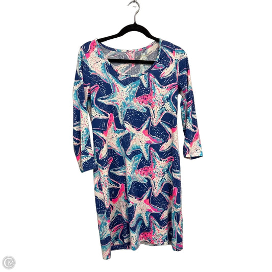 Dress Designer By Lilly Pulitzer In Blue & Pink, Size: S