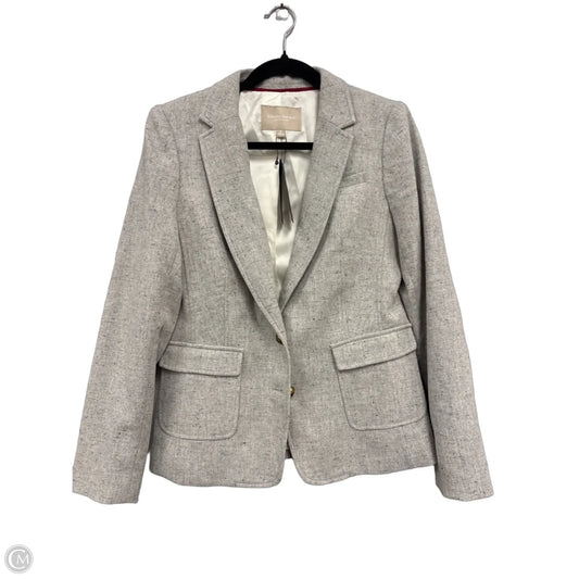 Blazer By Banana Republic In Grey, Size: 8