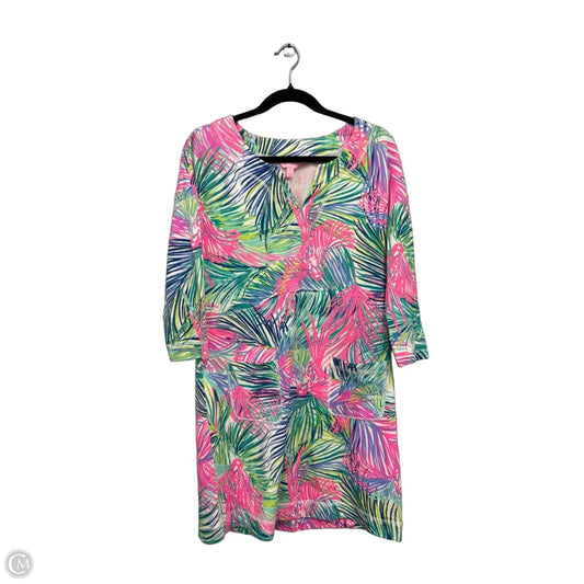 Dress Designer By Lilly Pulitzer In Green & Pink, Size: S