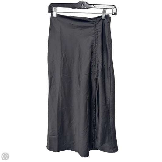 Skirt Midi By Forever 21 In Black, Size: S
