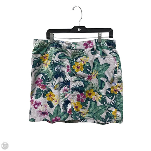 Skort By St Johns Bay In Floral Print, Size: 14
