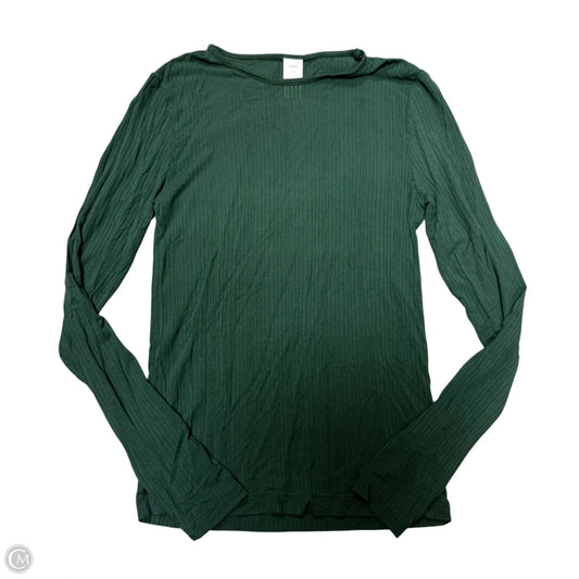 Top Long Sleeve Basic By Aerie In Green, Size: S