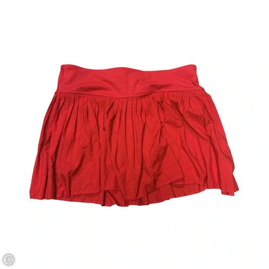 Athletic Skort By Fabletics In Red, Size: 18