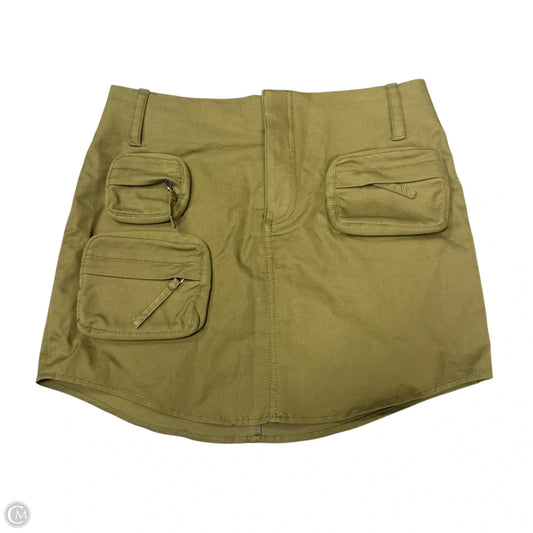 Skirt Mini & Short By Cmc In Green, Size: 0