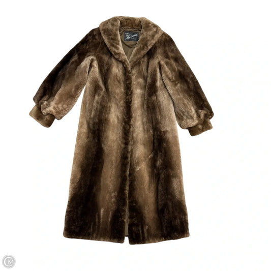 Coat Fur by Lowenthal In Brown, Size: S
