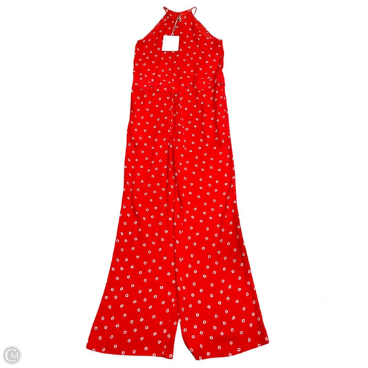 Jumpsuit Designer By Diane Von Furstenberg In Red, Size: Xs