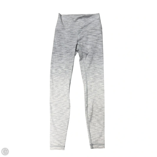 Athletic Leggings By Lululemon In Grey & White, Size: 6