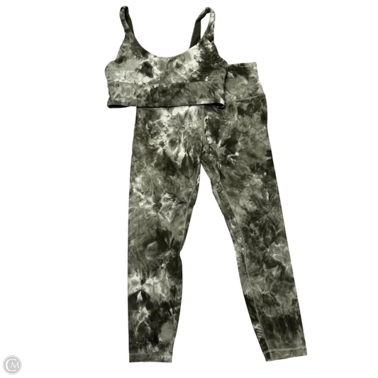 Athletic Pants 2pc By Lululemon In Green, Size: 10