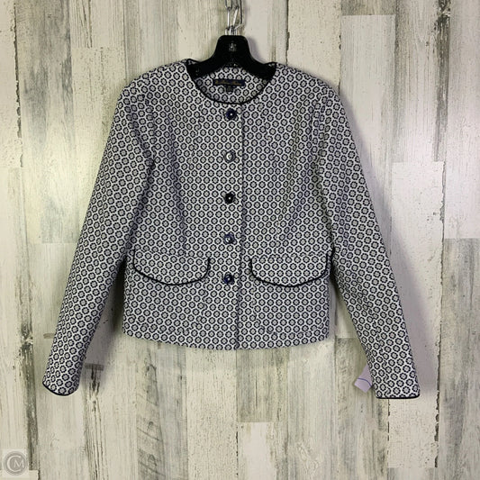 Blazer By Brooks Brothers In Blue & White, Size: Sp