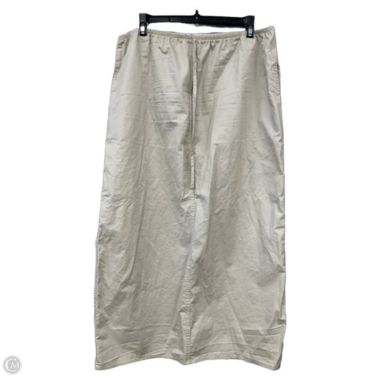 Skirt Maxi By Reformation In Beige, Size: L