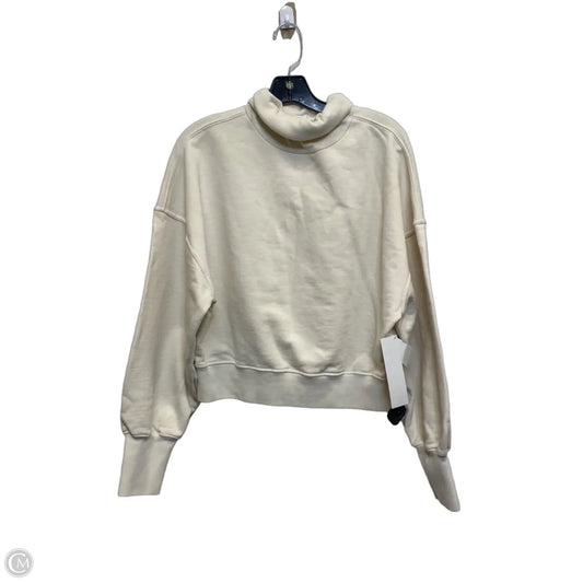 Sweatshirt Designer By Agolde In Cream, Size: S