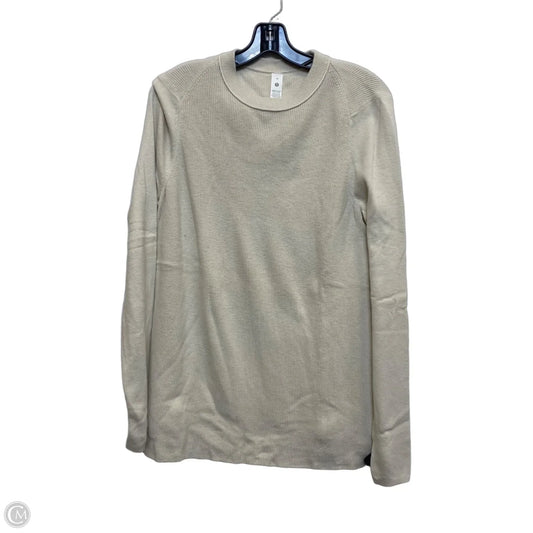 Sweater Designer By Lululemon In Cream, Size: M