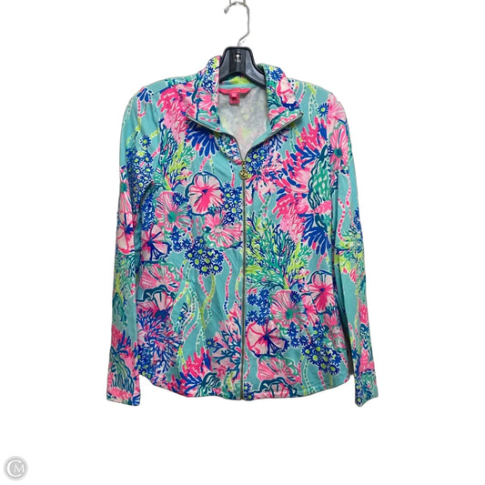 Sweatshirt Designer By Lilly Pulitzer In Blue & Pink, Size: Xs