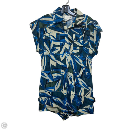 Romper By Love + Harmony In Blue & Green, Size: M