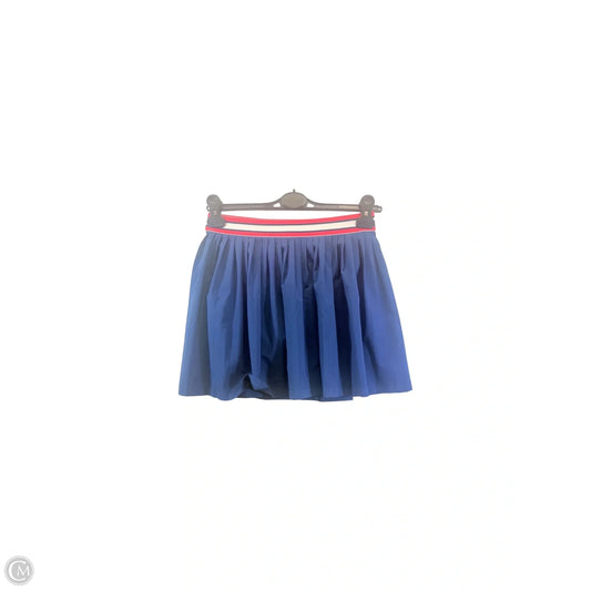 Skirt Designer By Lilly Pulitzer In Blue Red & White, Size: Xs