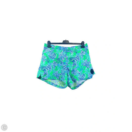 Shorts Designer By Lilly Pulitzer In Blue & Green, Size: Xl
