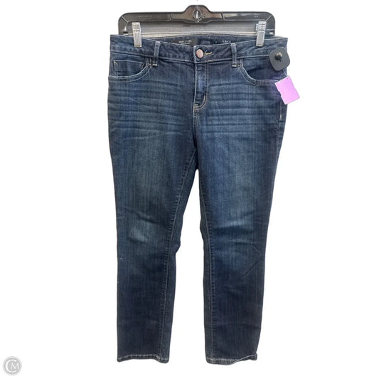 Capris By Simply Vera In Blue Denim, Size: 6