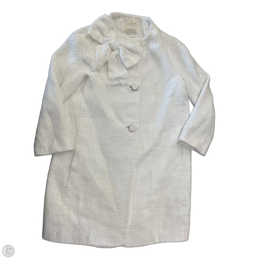 Coat Designer By Kate Spade In White, Size: M