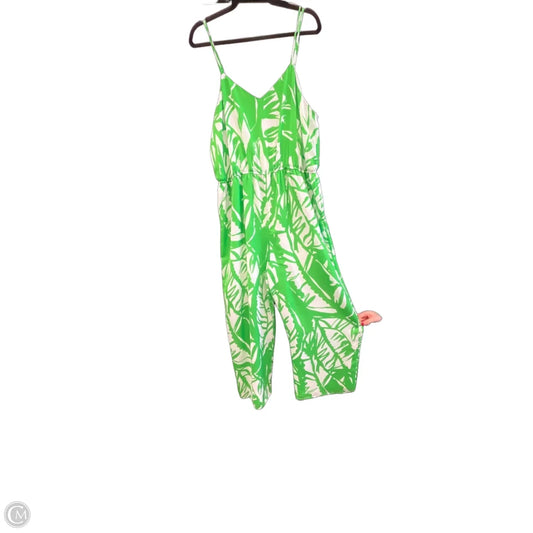 Jumpsuit Designer By Lilly Pulitzer In Green Denim, Size: Xxl