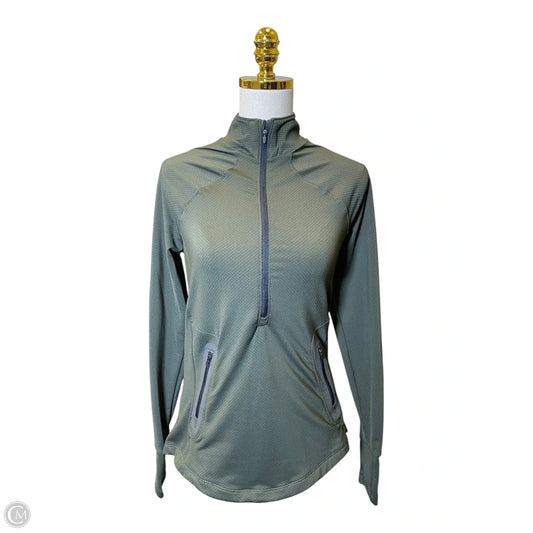 Athletic Jacket By Under Armour In Green, Size: L