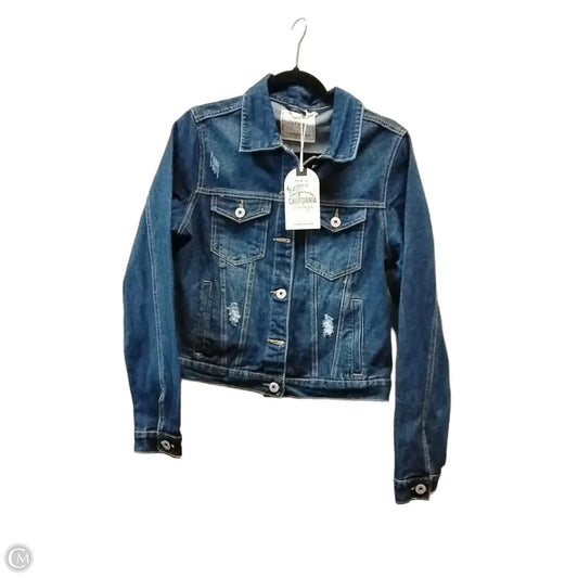Jacket Denim By Cme In Blue, Size: L