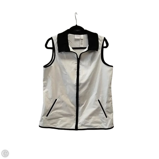 Vest Other By Chicos In Black & White, Size: M