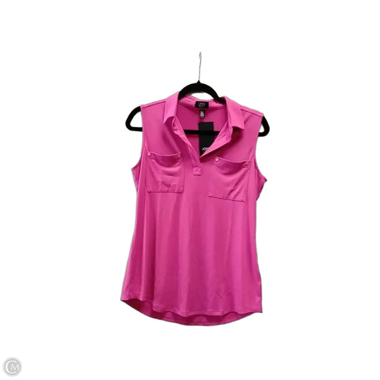 Top Sleeveless By Jones New York In Pink, Size: S