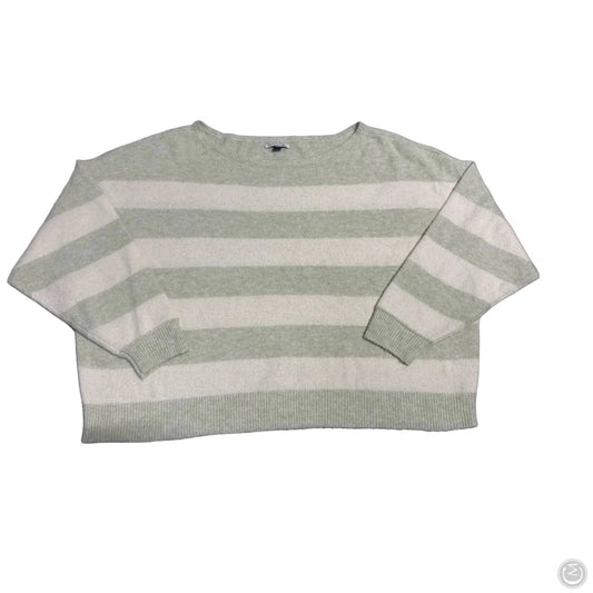 Sweater By American Eagle In Green & White, Size: Xxl