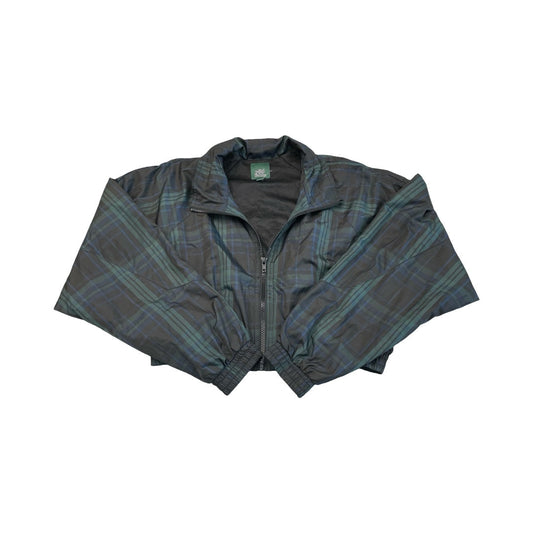 Jacket Windbreaker By Wild Fable In Plaid Pattern, Size:M