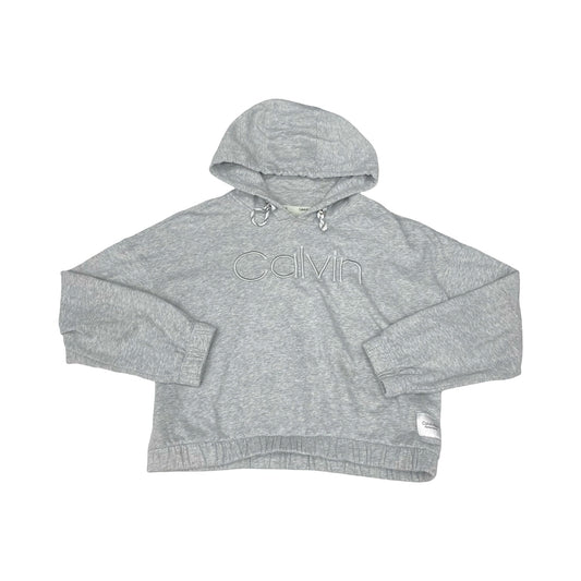 Sweatshirt Hoodie By Calvin Klein Performance In Grey, Size:L