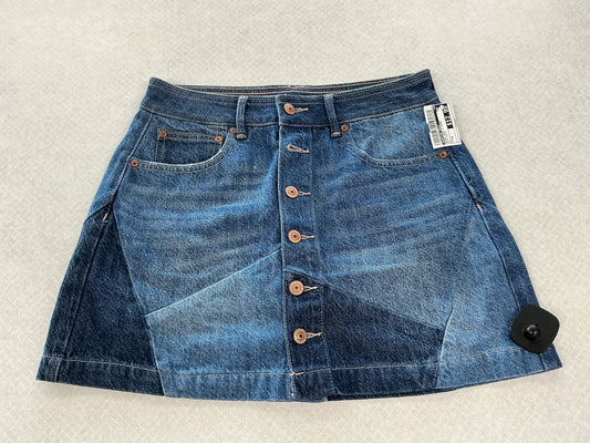 Skirt Mini & Short By American Eagle In Blue Denim, Size:6